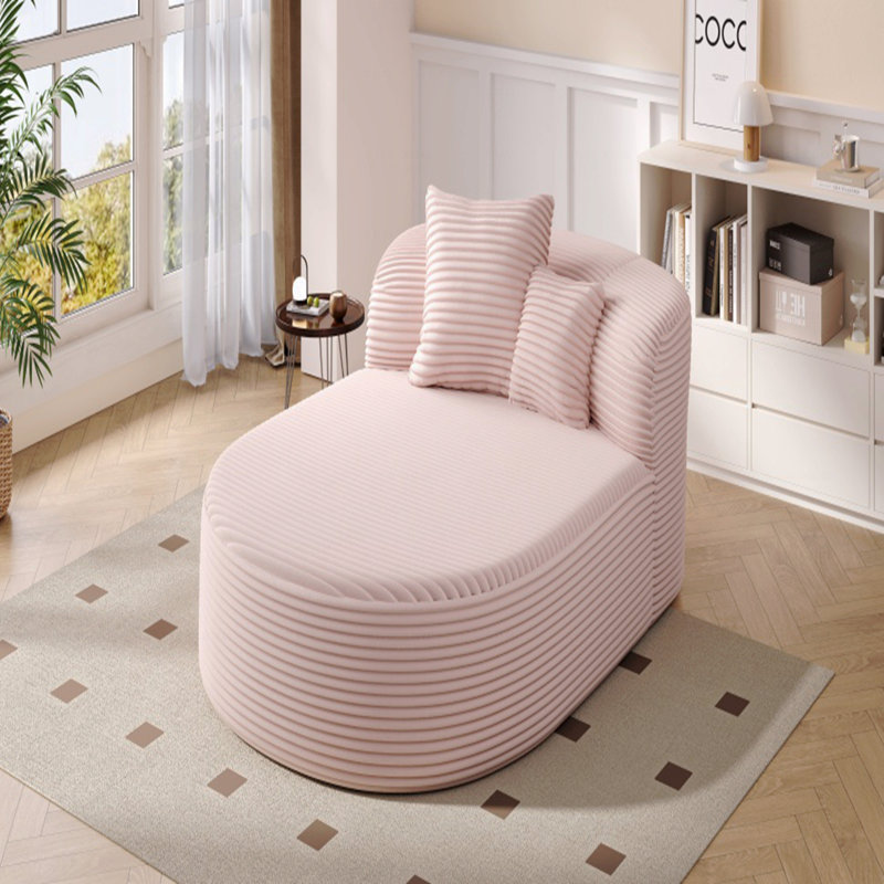 Canapé Boneless Couch, méridienne moderne Canapé Boneless Couch, Rose
