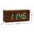 Modern & Contemporary Digital Wood Electric Tabletop Clock with Alarm-31481335