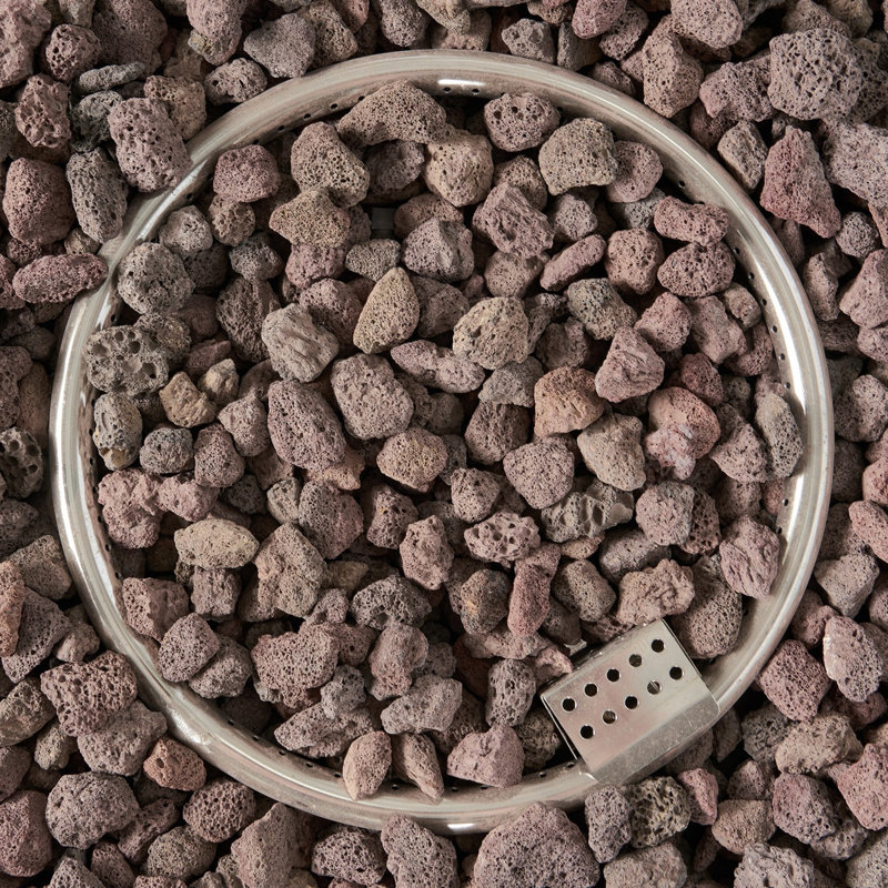 SQUARE Iron FIRE PIT-50 000 BTU, Stone Gray