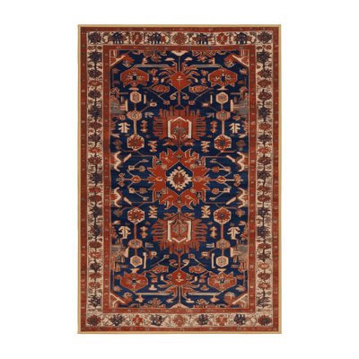Machine Washable Persian Brown Area Rug