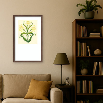 «Spring Deco II» par Adelfio, impression sur bois encadrée