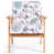 Gray Floral 100% Linen is out of stock