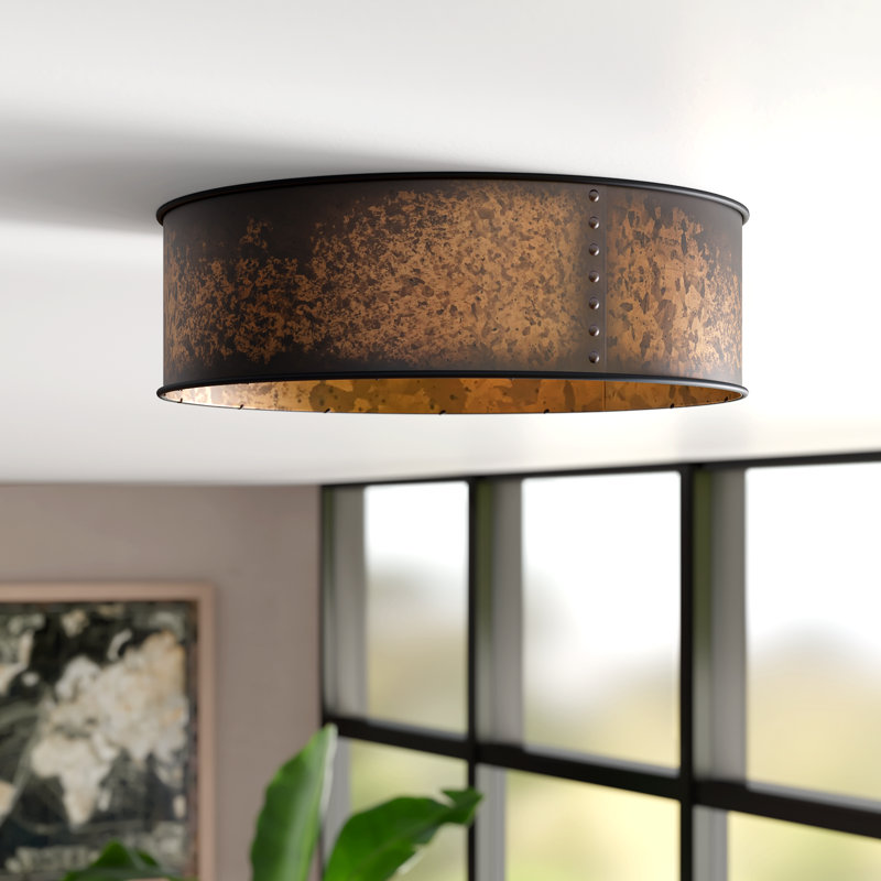 Plafonnier cylindrique encastré 3 lumières Luyster