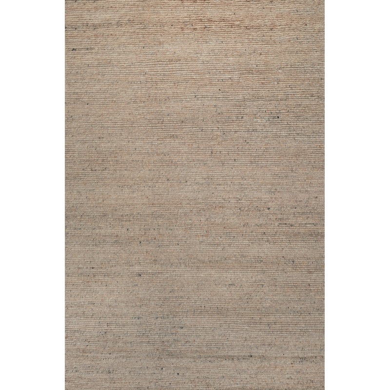 The Rug Company Ridge Area Rug, Taupe, Rectangle 10' x 14'