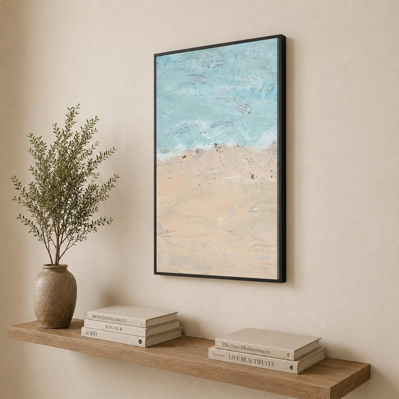 «Land Meets Sea» par SD Graphics, impression sur toile