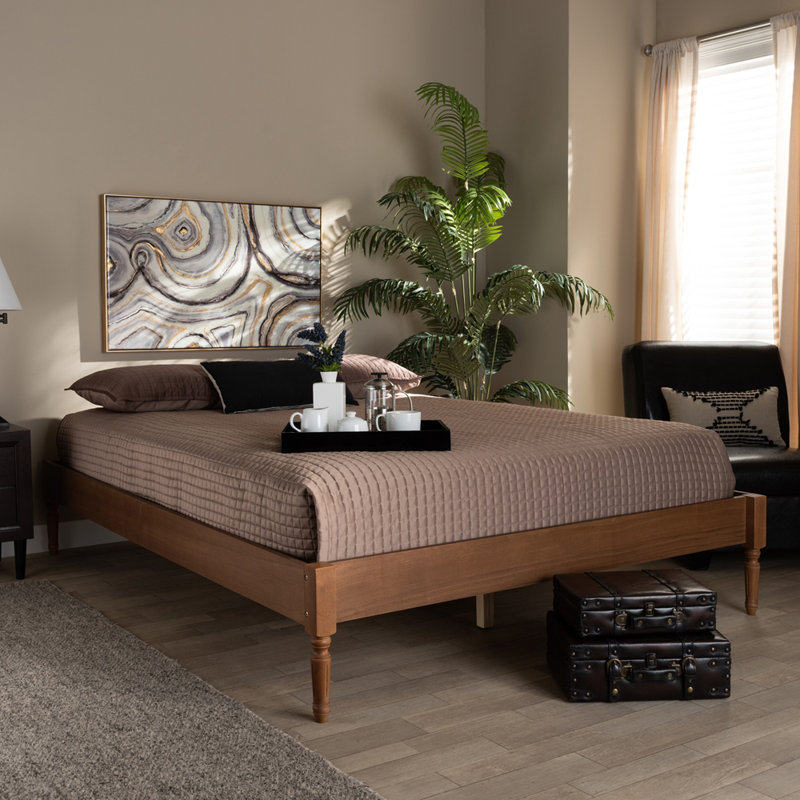 Evie Bed, King, Ash Walnut