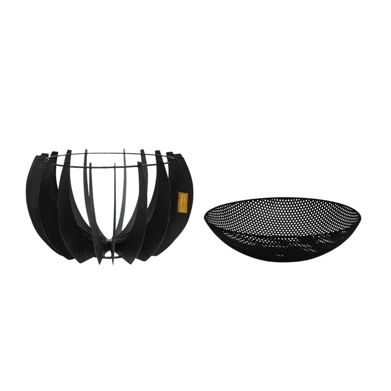 Round Steel Wood Burning Fire Pit