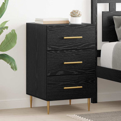 40cm W Manufactured Wood Bedside Table