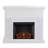 Kamiah 45.75'' W White Electric Fireplace