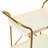 Rosy Check 2-Tier Kitchen Cart-123014058