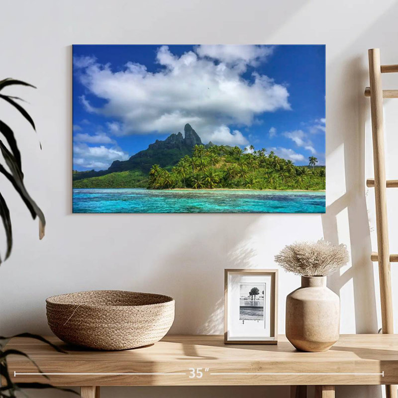 Gillard, magnifique île de Bora Bora, H 16 po x l 24 po