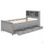 Lit plateforme simple avec tête de lit, USB, lit gigogne simple et 3 tiroirs-1891128744