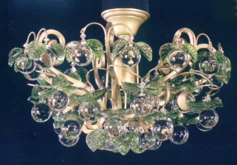Denman Semi Flush Mount, Dark Flemish
