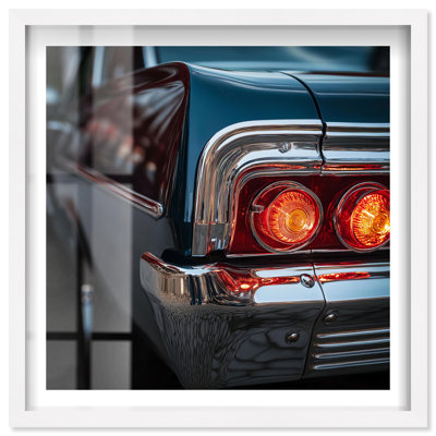 Classic's Glint II Shadowbox Print Cars Wall Art by Notoriart, Black Frame, 30 x 30