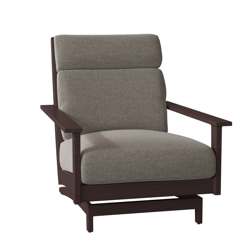 Kennebunkport Patio Lounge Chair with Cushions, Oak, No welt + Standard fill, Canvas Sand