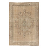 Distressed One-of-a-Kind 8'7X12'3 Hand Knotted Area Rug