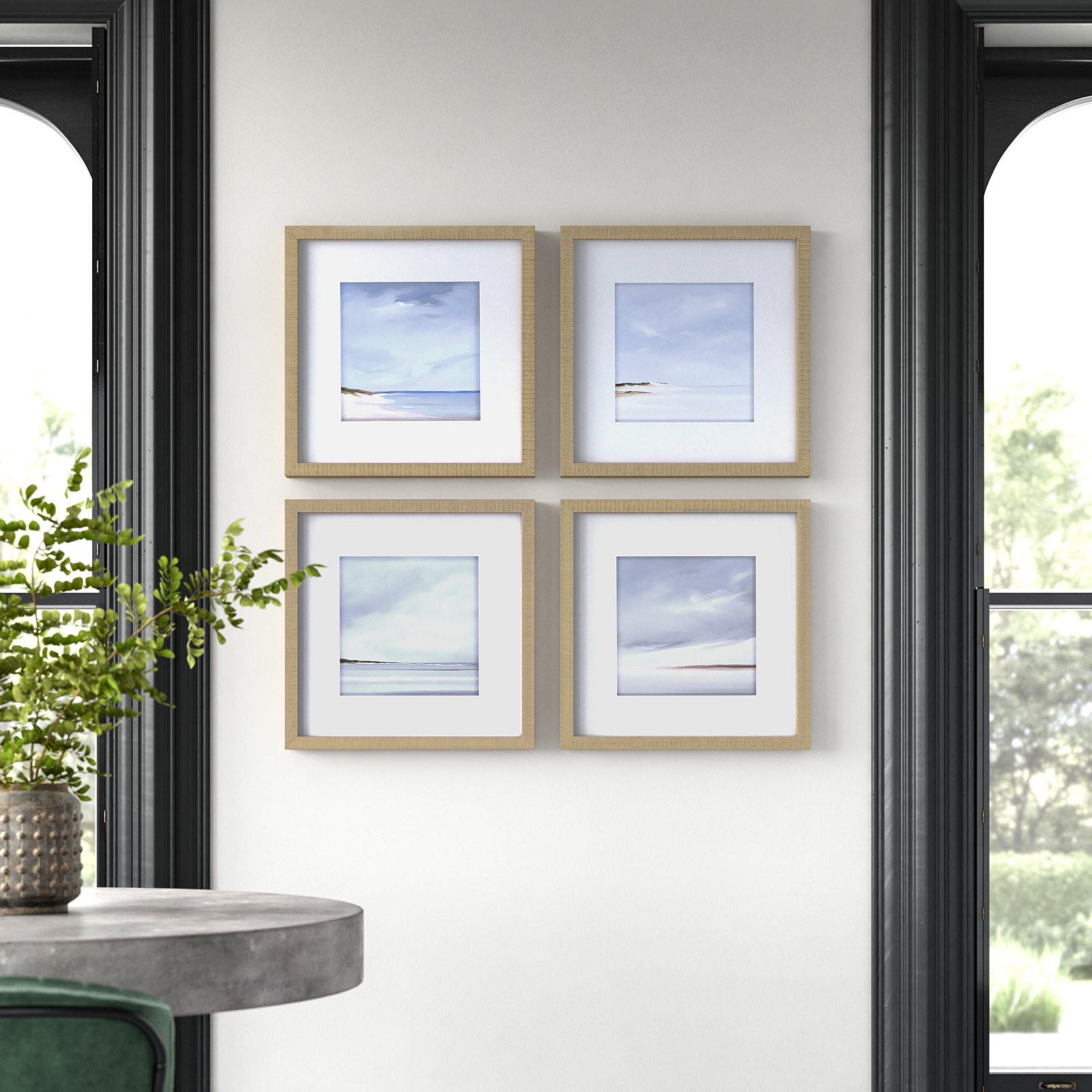 Shores 4-Piece Painting Set by Fleury