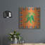 Art mural en métal luxueux, loto 4 "par Farida Zaman, 24 po x 24 po
