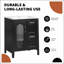 Meuble-lavabo compact compact de 24 pouces avec lavabo, deux tiroirs et tablette réglable pour un rangement efficace et un style moderne