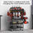 Rolling Tool Cart With Power Strip & Charging Station For Mechanics