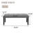 Modern Tufted Linen Dining Bench With Rubber Wood Legs,Versatile For Kitchen,Bedroom,Hallway-1752551331