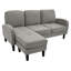 3 Seater Linen Sofa-421191407