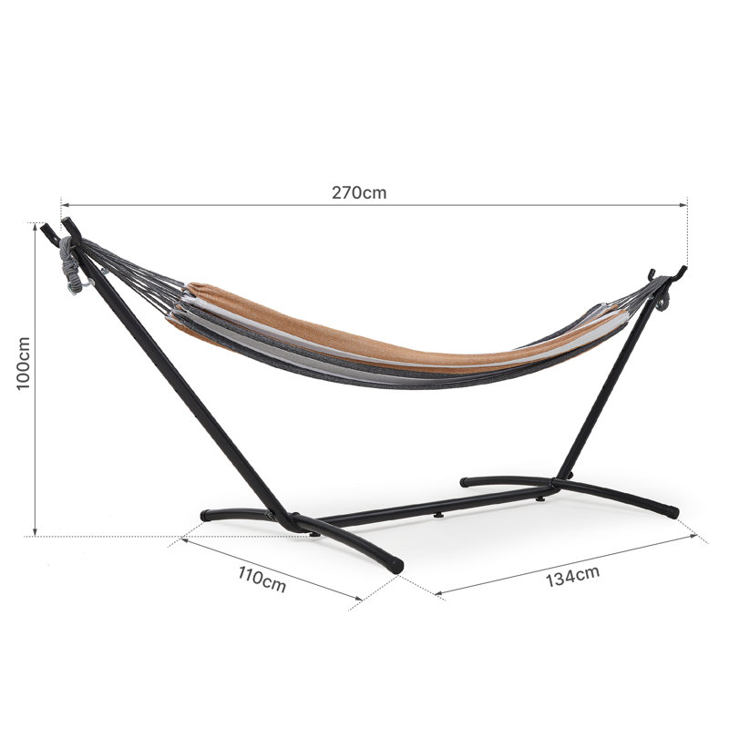 Joliet Double Classic Hammock with Stand