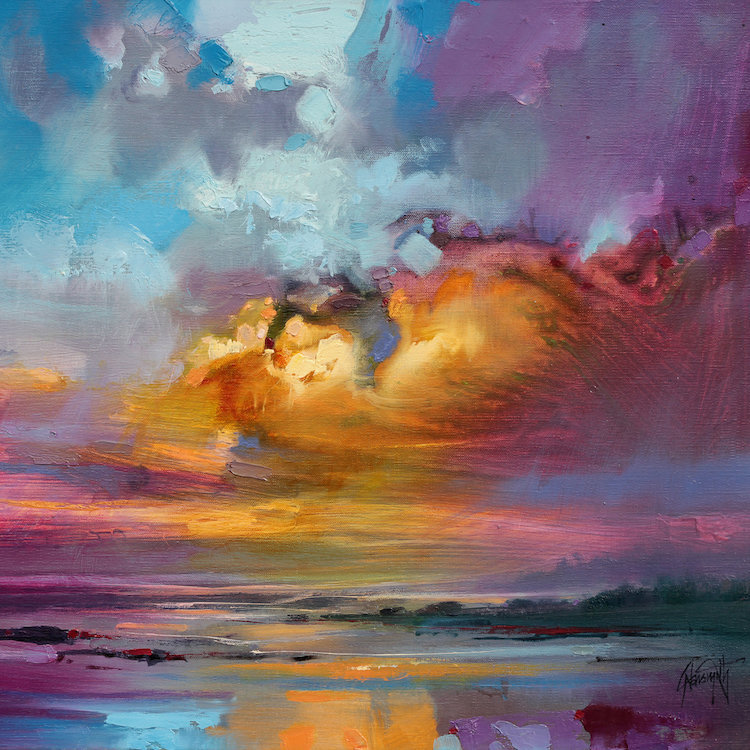 « consonne sky », impression, Toile, H 26 po x l 26 po x P 1,5 po