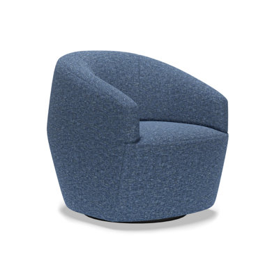 Fauteuil demi-tonneau pivotant de 37,5 po Artistica Upholstery