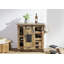 Railway 80cm Solid Wood Bar Cabinet
