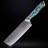 Senken Knives 67-layer Damascus Steel Cleaver Knife With Abalone Shell Handle