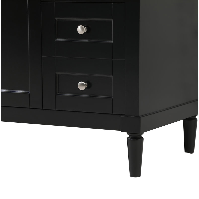 Ensemble de meuble-lavabo simple 42 po Readington, Noir, 42"