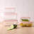 IMUSA 10 Piece Set Glass Rectangular Food Container