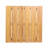 Rustic Wood Table With Slat Pattern, 20.26" W X D 18.69" H, Side Of 20X20x18.69