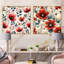 Davisboro - Ensemble de 2 collages carrés floraux-101858415-101858413