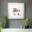 «Farm Tub Pig» - peinture encadrée-1026392879-1026392867