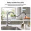 Pull Down Spray Single Lever Kitchen Tap-150585351