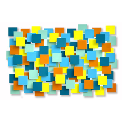 Glass Grids Handmade Modern Abstract Glass Wall Decor