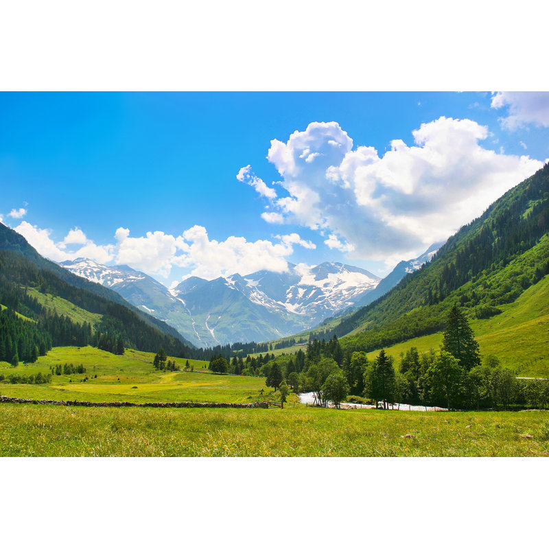 Scenic Landscape Of The Alps In Austria - Wrapped Canvas Print, 51cm H x 76cm W