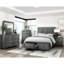 Queen Platform Bed With Grey Rustic Style And Bedroom Storage Space For Bedroom, Creating A Cozy Atmosphere