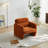 33.86'' Single Sofa and Toss Pillow, Solid Wood Frame 300 Lbs Capacity for Small Spaces-1323872047