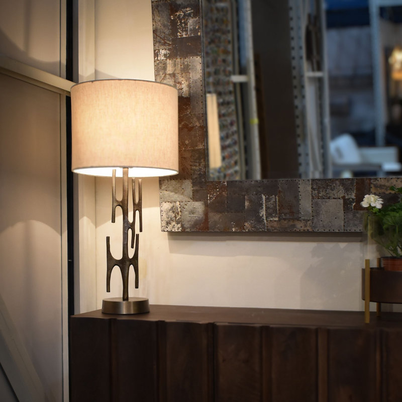 Lampe de table dorée 26 po
