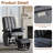 360°Swivel Glider Rocking Recliner Chair With Ottoman-474788387