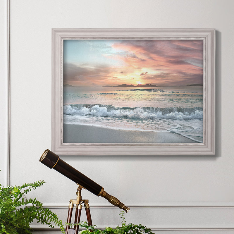 Boca " Orange Mist ", 21" H x 25" W x 2.5" D