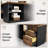 L-Shaped Executive Office Desk With Drawers-1862132430
