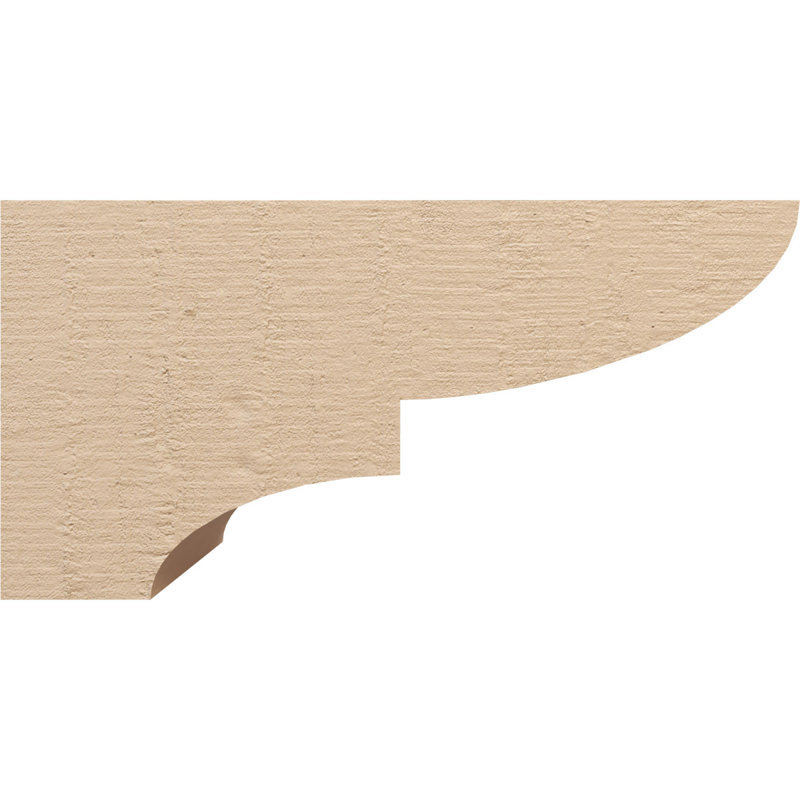 Bois de cèdre brut Ridgewood, Corbeau apprêté Ridgewood, H 11 po x l 11 po x P 22 po