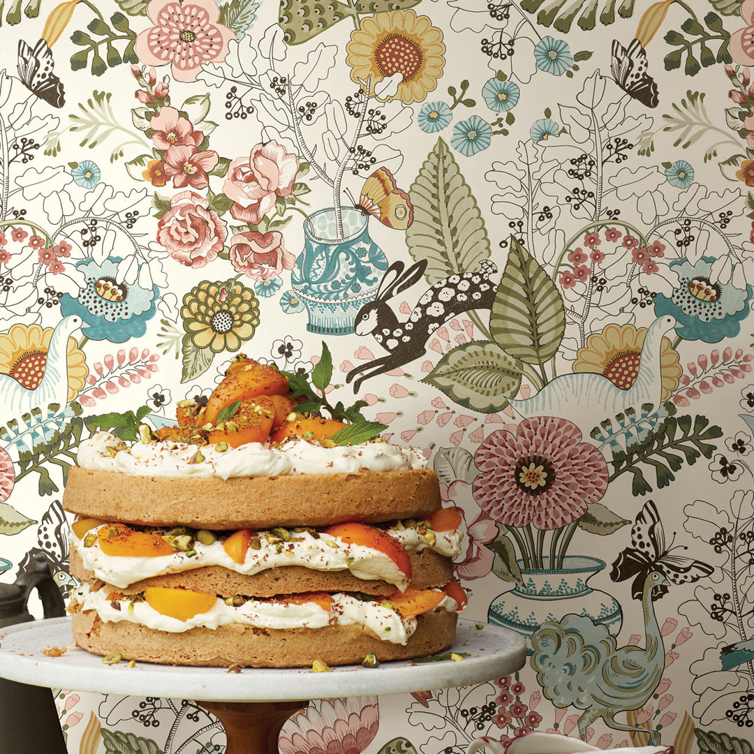 Ackerman Floral Roll Laurel Foundry Modern Farmhouse® 