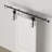 Standard Single Door Barn Door Hardware Kit-73582496