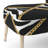Gold Chain Zebra Geometric - Upholstered Patterned Accent Side Chair