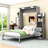 Wood Space-Saving Murphy Bed with Multi-Functionality-1623158454-1623158455